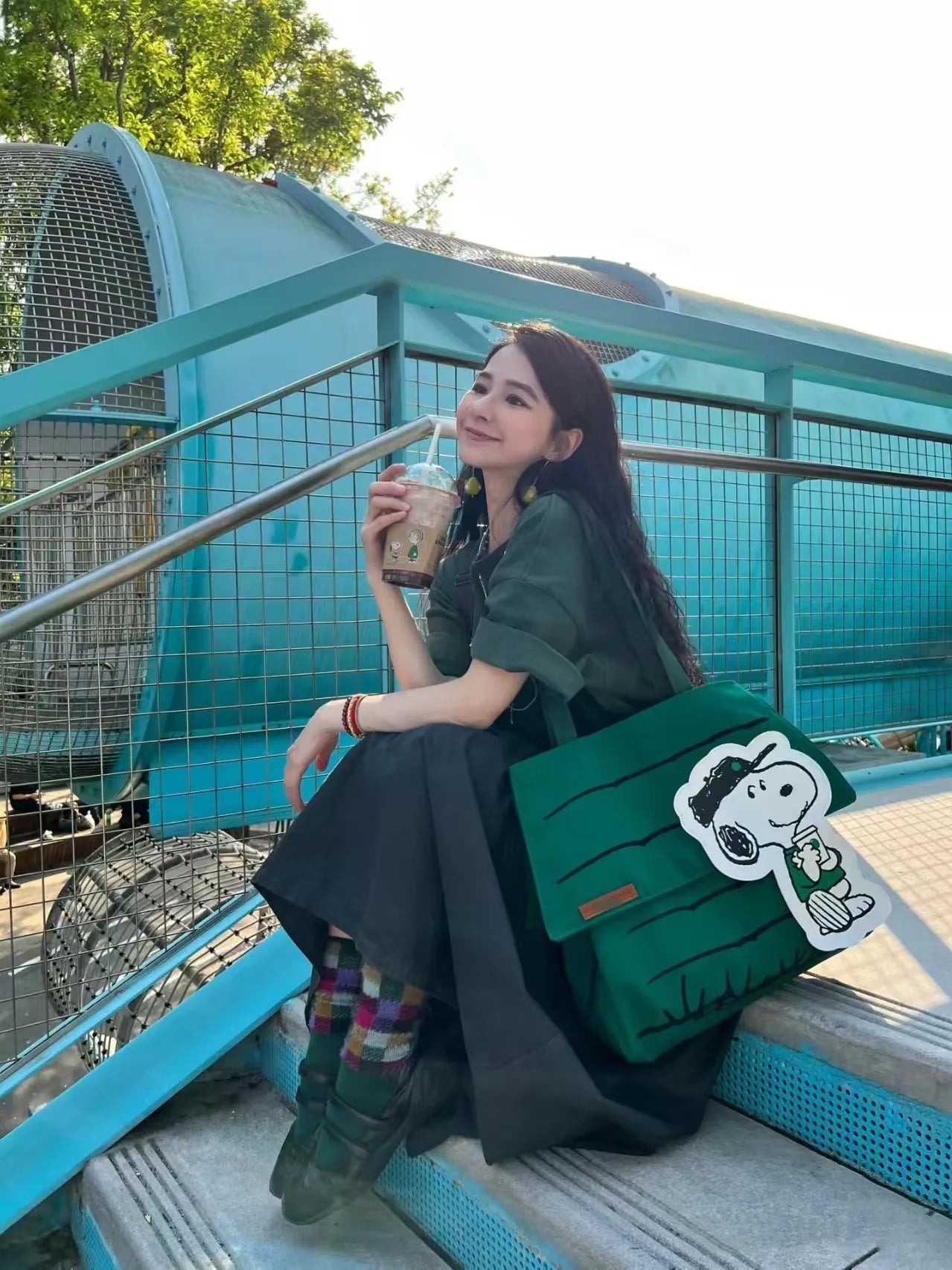 New Snoopy Tote Bag | Large Capacity Casual Shoulder Bag for Girls, Travel & Everyday Use