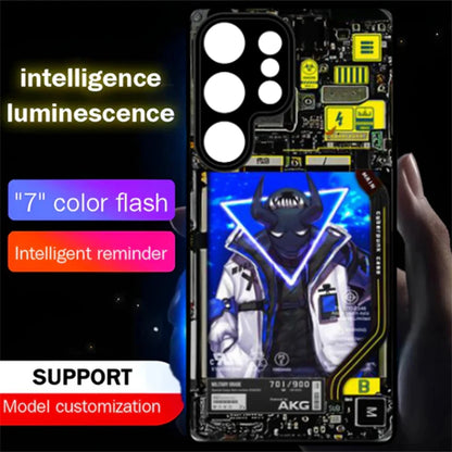 DIY Custom LED Phone Case - Glowing Anime Cartoon Cover for Samsung Galaxy A17, A16, A15, A14, A12, S20 FE, S21, S22, S23, S24, S25 & S26 Series