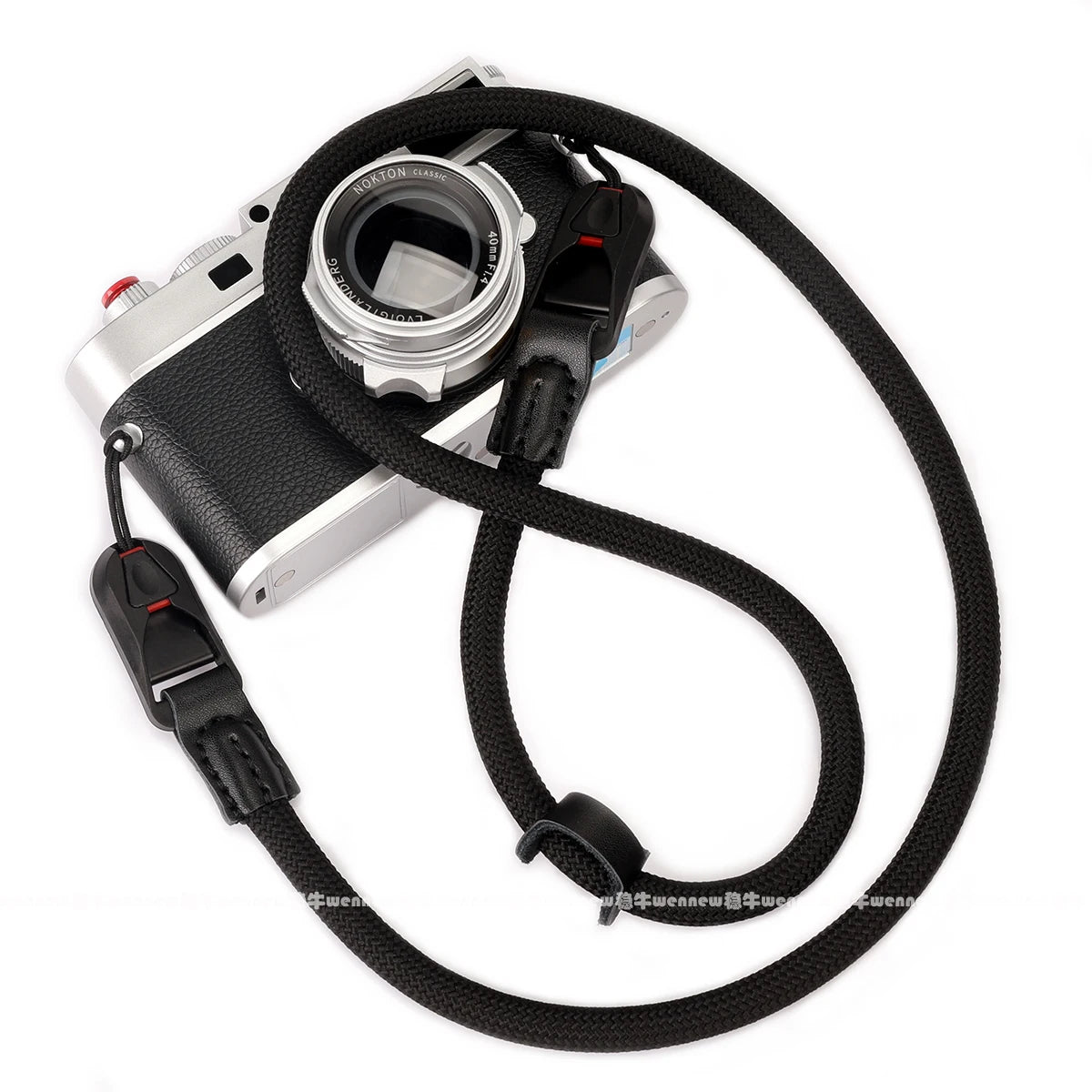 Nylon Rope Sling Quick Release Camera Strap – Wrist & Neck Shoulder Strap for Fujifilm, Sony, Nikon, Canon & Leica Mirrorless Cameras