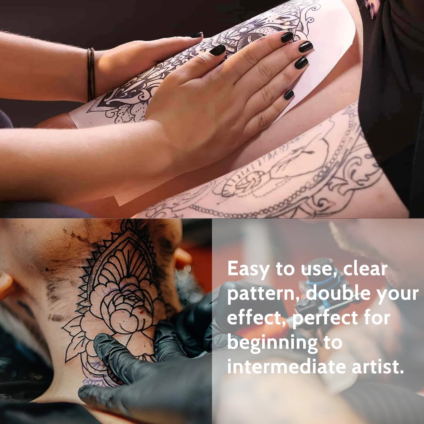 Tattoo Transfer Paper : A4 Size Stencil Copy Thermal Paper for Tattoo Machines
