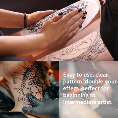Tattoo Transfer Paper : A4 Size Stencil Copy Thermal Paper for Tattoo Machines
