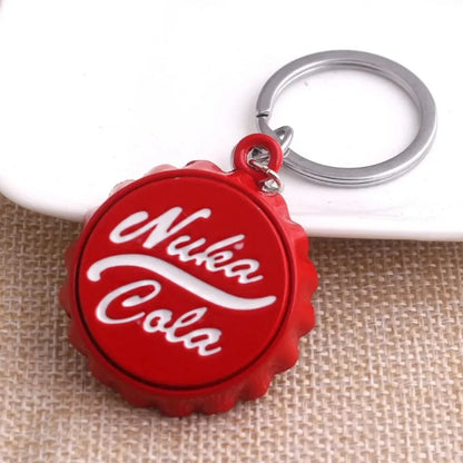 Cola Bottle Cap Keychain - Mini Bottle Opener Key Ring for Men & Women, Car & Bag Accessory