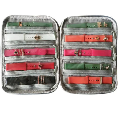 Waterproof Portable Watch Storage Box - Organizer for Men & Women, Smartwatch & Apple Watch Strap Holder
