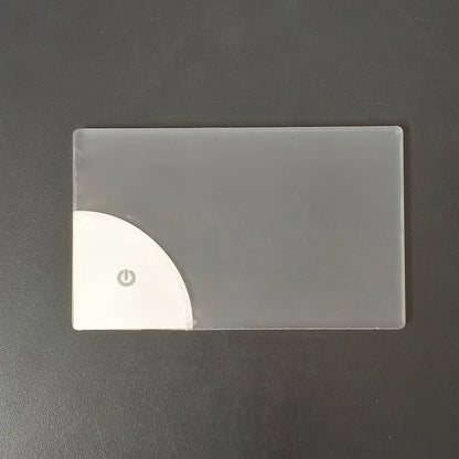 2026 LED Glow Acrylic Business Card - Creative Battery-Powered Gift for Father’s Day & Boyfriend