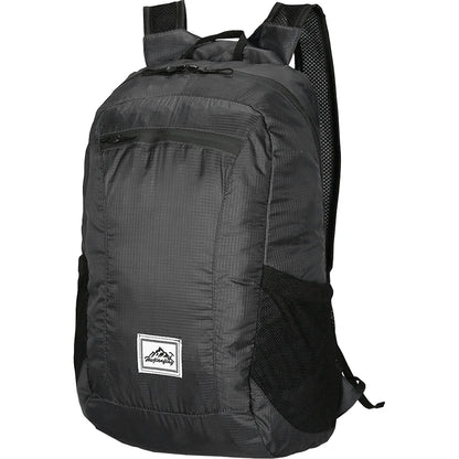 18L Portable Foldable Backpack: Ultralight Mountaineering Bag for Outdoor Climbing, Cycling, Travel - Hiking Daypack