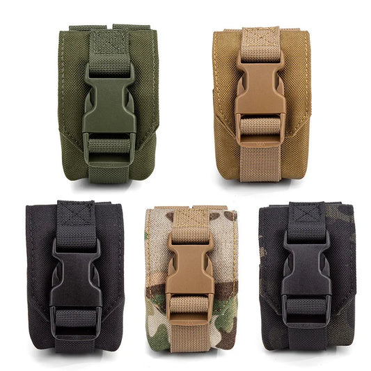 Tactical Grenade Pouch Bag - Mini Magnetic EDC Belt Waist Bag for Hunting, Outdoor Gear & LBT Style Accessories