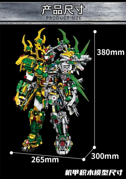 Mech WUKONG Monkey King Building Block Toy Set – ZHAOYUN Robot Hero DIY Bricks for Kids & Boys Gifts