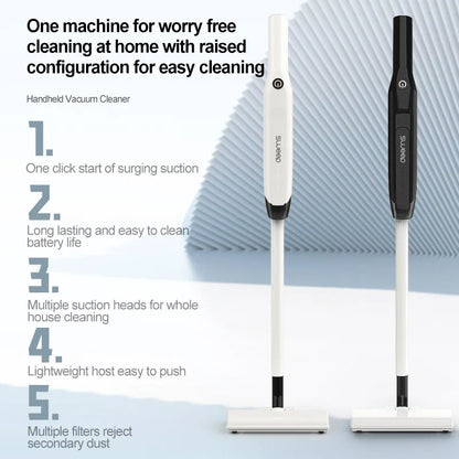 Handheld Wireless Vacuum Cleaner – 20000Pa Powerful Car Vacuum with Metal Strainer, Portable & Cordless