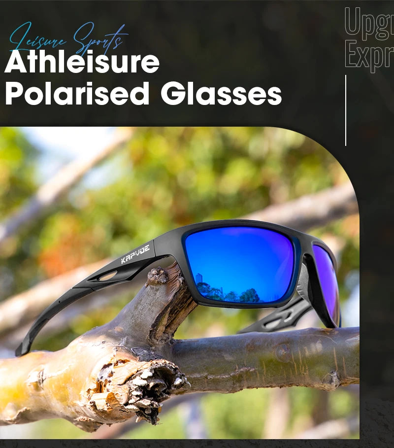 KAPVOE Polarized Sunglasses – Men & Women Fishing, Hiking, Driving, Cycling, and Sports Eyewear