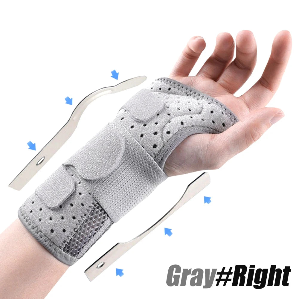 Wrist Brace for Carpal Tunnel — Night Hand Support for Arthritis, Tendonitis, Sprains, and Wrist Pain Relief