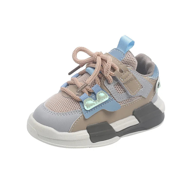 Kids Sport Shoes – Breathable Mesh Boys & Girls Sneakers for Spring & Autumn Outdoor Running