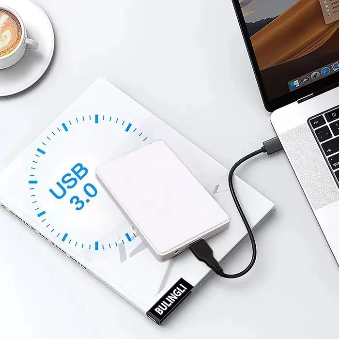 2.5-Inch SATA to USB 3.0 HDD Case – 5Gbps Hard Drive Enclosure for 4TB SSD, Optibay Caddy Hard Disk Box