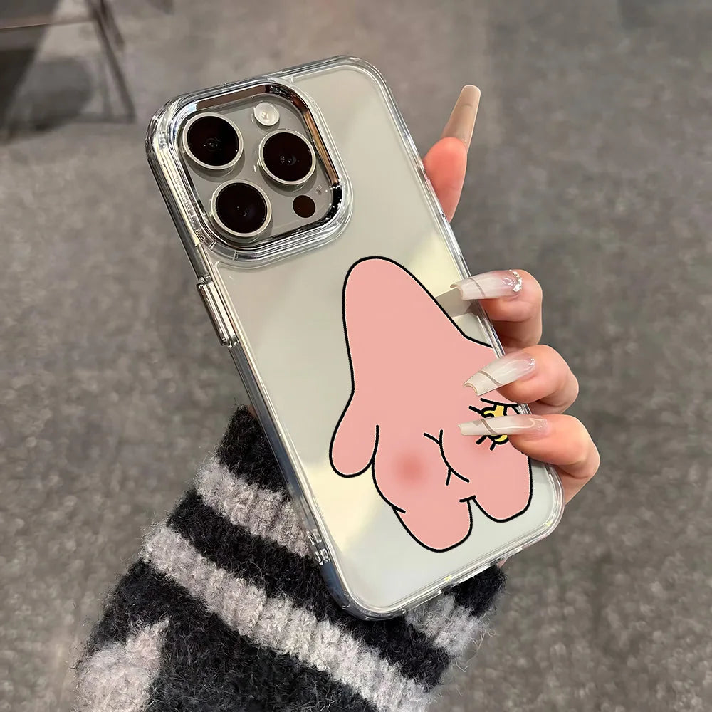 Funny Cartoon Phone Case - Soft Clear Protective Cover for iPhone 17, 16, 15, 14, 13 & More