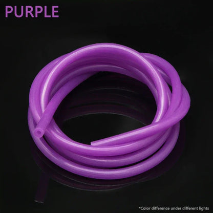Food Grade Silicone Tube Hose - 1 Meter Flexible Rubber Pipe Water Drink Connector in 1mm to 10mm Inner Diameter Sizes