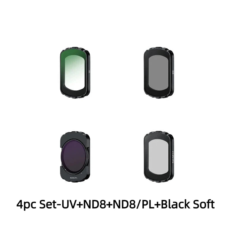 DJI Osmo Pocket 3 Magnetic Filter Kit - UV CPL ND8/16/32/64 Camera Lens Filters