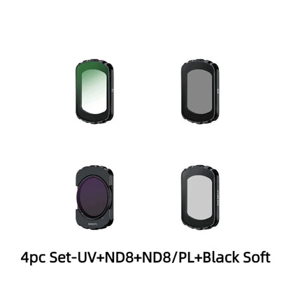 DJI Osmo Pocket 3 Magnetic Filter Kit - UV CPL ND8/16/32/64 Camera Lens Filters
