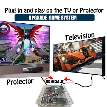Super Console U7 500G HDD Retro Gaming System – 70,000+ Classic Games for Wii, PS2, PSP, GameCube & More, Plug and Play on TV