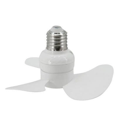 Compact E27 Ceiling Fan - Quiet Brushless Motor for Efficient Air Circulation