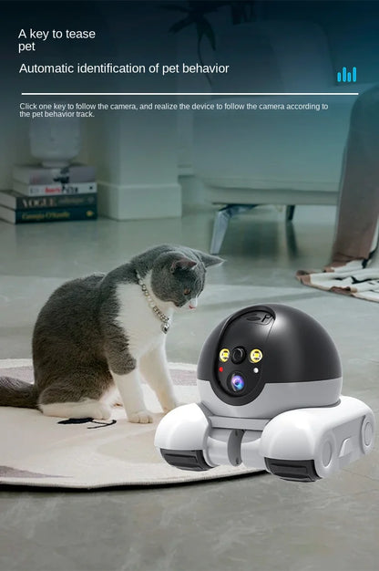 1080P HD WiFi PTZ IP Camera – Smart Home Security Robot with Auto Tracking for Baby & Pet Monitoring