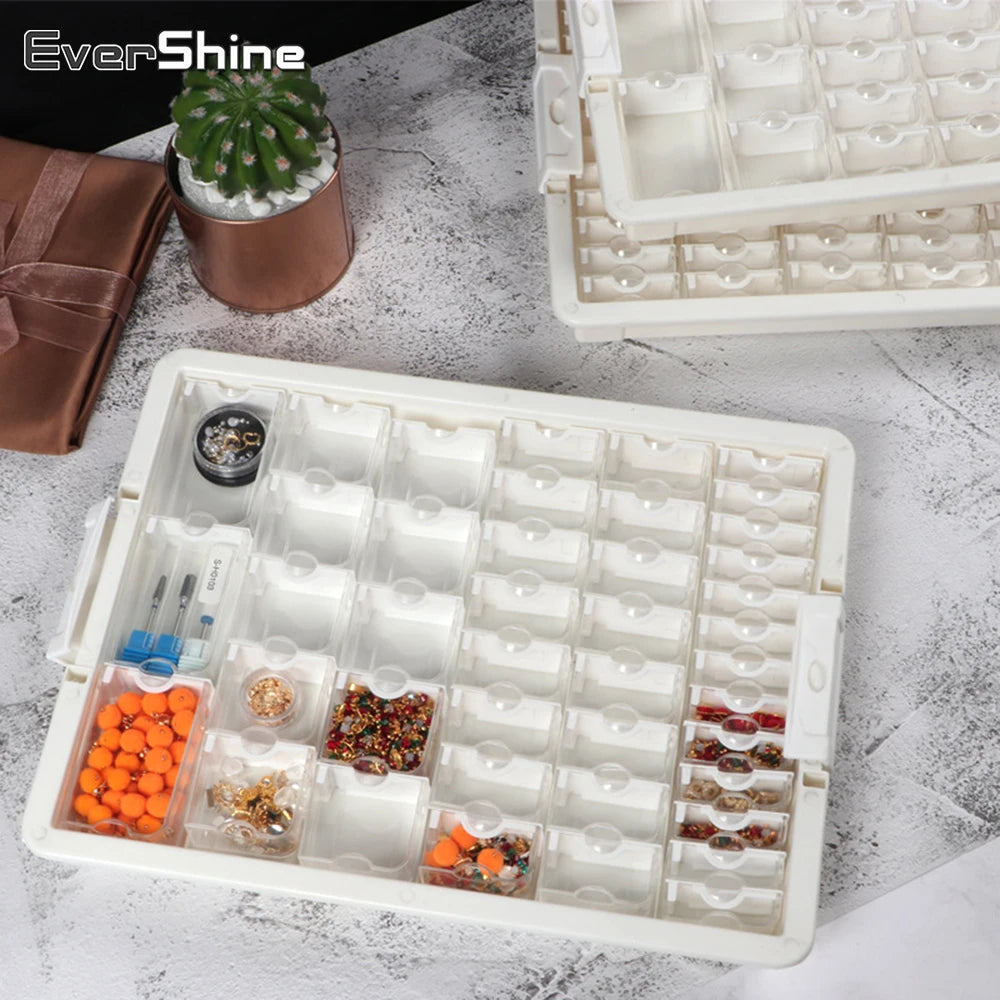 EverShine Diamond Painting Drill Containers – Mosaic Storage Box for Embroidery Tool Accessories 2023 New Arrival