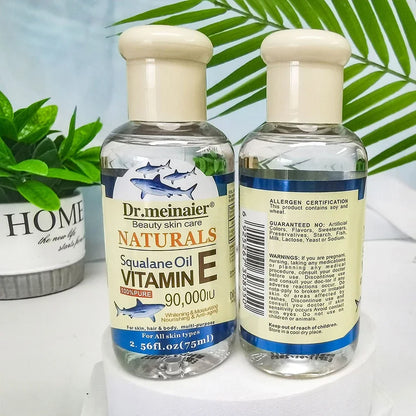 Vitamin E Facial Essence Oil 75ml – Moisturizing Skin Care Serum for Pore Care, Fine Lines & Radiant-Looking Skin