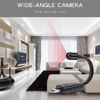Xiaomi WiFi 4K Mini USB Surveillance Camera – Flexible Lens Security Camcorder with Motion Detection and Video Recording