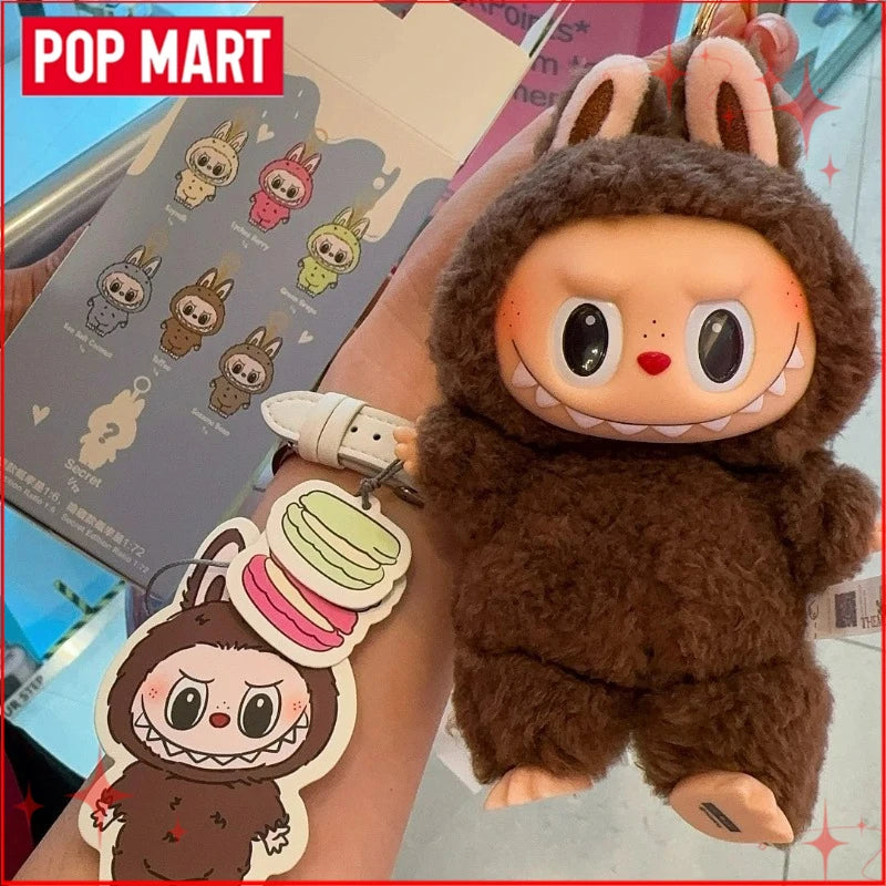 Genuine POP MART Labubu Vinyl Plush Pendant — Macarons “Have A Seat” & Coca Cola Series Blind Box Toys V1-V3