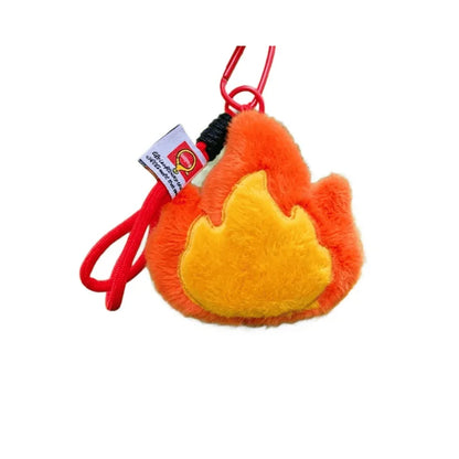 Small Spark Plush Keychain - 3D Embroidered Charm with Detachable Hanging Rope and Soft, Low-Shedding Plush