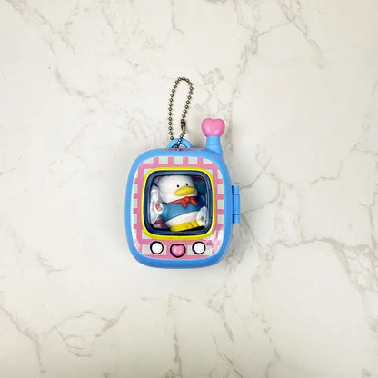 Sanrio Pocket Monster Keychain Series - Cinnamoroll and My Melody Cartoon Collectible Bag Charms