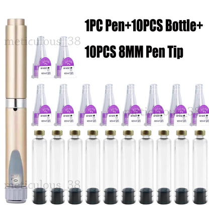 Magic Pen Tattoo Kit – 3ml Empty Cartridge Bottles with Individual Packaging for Medical Aesthetics & Lilly Insulin Pen