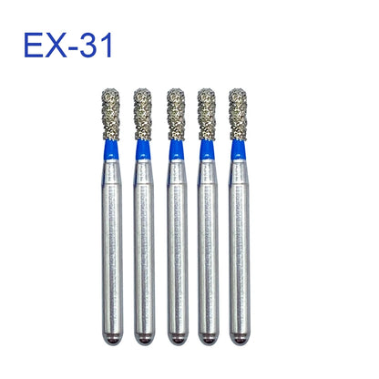 5pcs FG Dia 1.6mm Dental Drills – High-Speed Handpiece Diamond Burs for Teeth Whitening