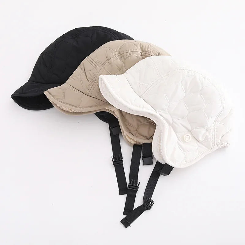 Unisex Winter Trapper Aviator Hat – Warm Waterproof Ski Bomber Cap with Earflaps & Reversible Design