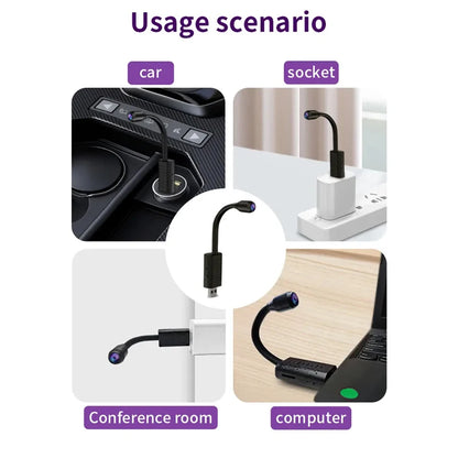 Xiaomi WiFi 4K Mini USB Surveillance Camera – Flexible Lens Security Camcorder with Motion Detection and Video Recording