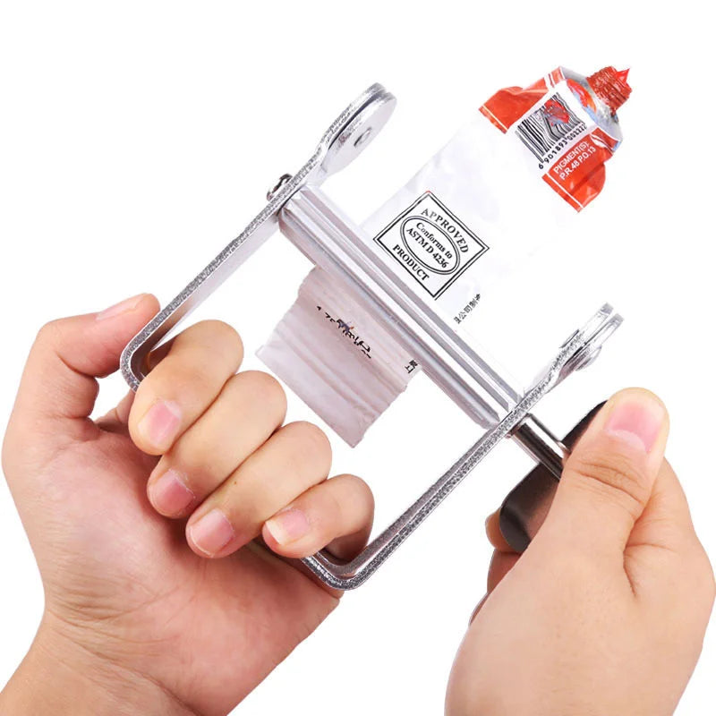 Rolling Squeezer Lazy Toothpaste Dispenser: Bathroom Accessories Set for Toothpaste, Hair Color Dye, Cosmetic Paint, and More