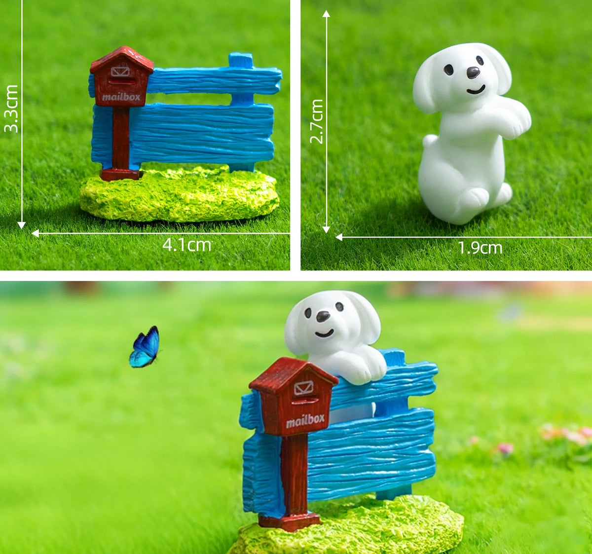 DIY Fairy Garden Miniature Figurines - Garden Pot, Dollhouse & Landscape Decorations