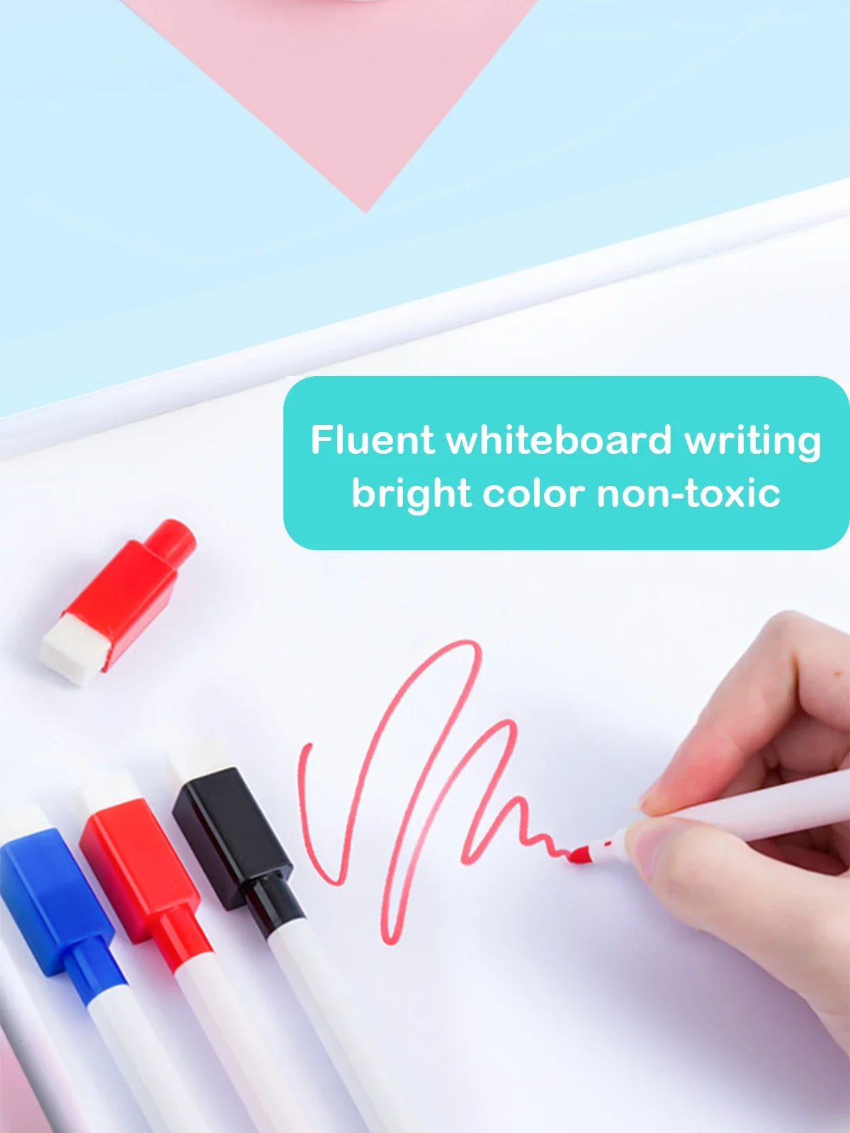 Magnetic Erasable Whiteboard Pen — Colored Blackboard Marker for Classroom, Office, Note-Taking & Teaching Supplies