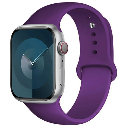 Silicone Sport Band for Apple Watch — Fits Ultra 2/3 & Series 11–SE (40–49mm)