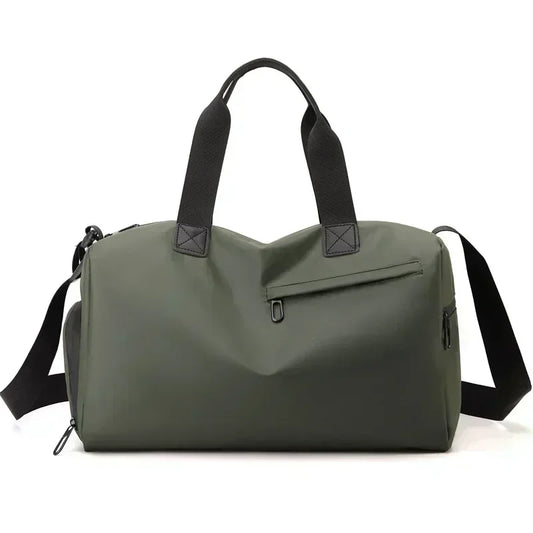 Zipper Large Capacity Oxford Travel Bag – Waterproof Fitness & Sports Luggage with Thickened Fabric