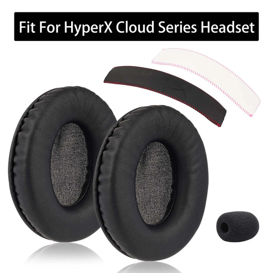 HyperX Gaming Headset Replacement Ear Pads – Memory Foam Cushion Earpads for Cloud Alpha/Core/Stinger/Flight Series Headphones Accessories