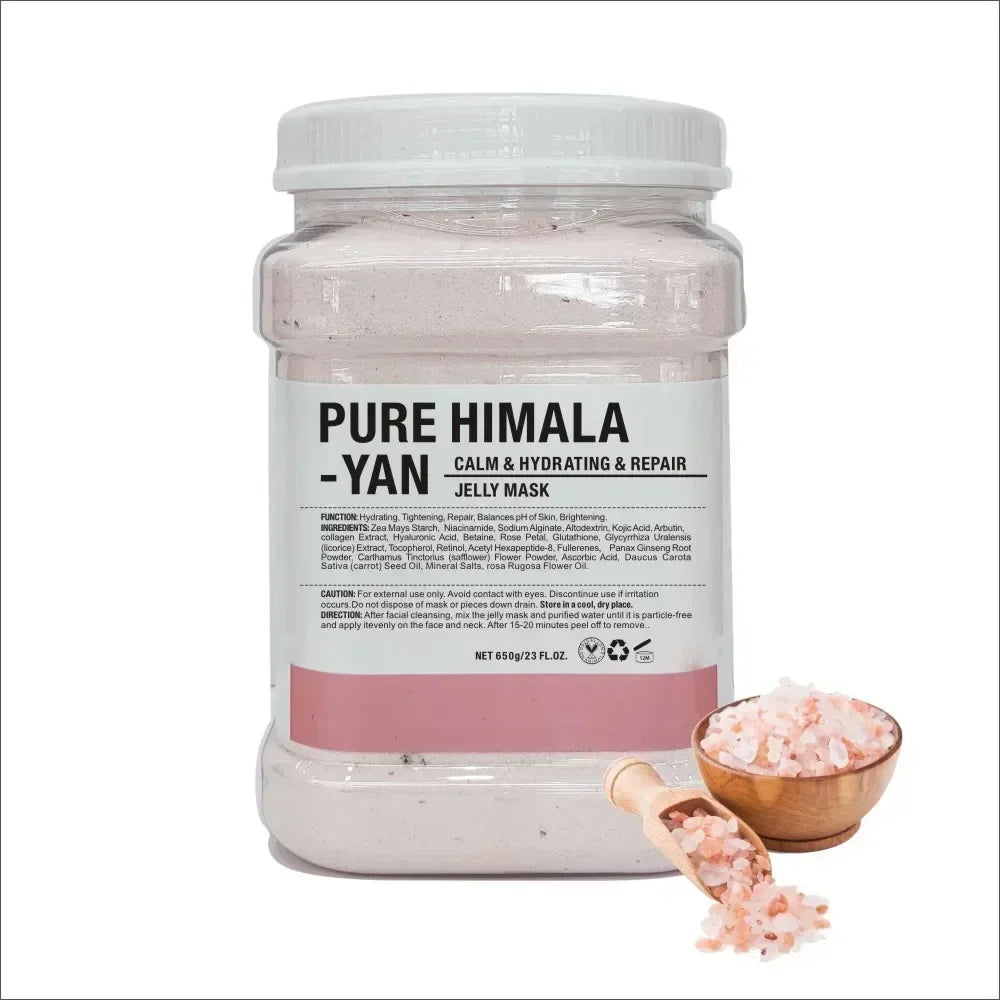 650g Arbutin Rose Jelly Mask Powder – DIY Hydrojelly Peel-Off Mask with Vitamin C, Hyaluronic Acid & 24K Gold for Skin Care
