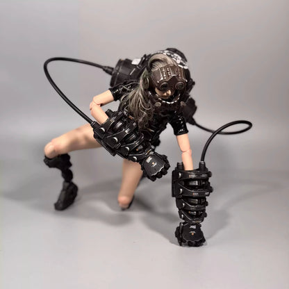 1/6 Scale Soldier Action Figure Accessories - Fully Articulated Robotic Arms & Mechanical Weapon Set