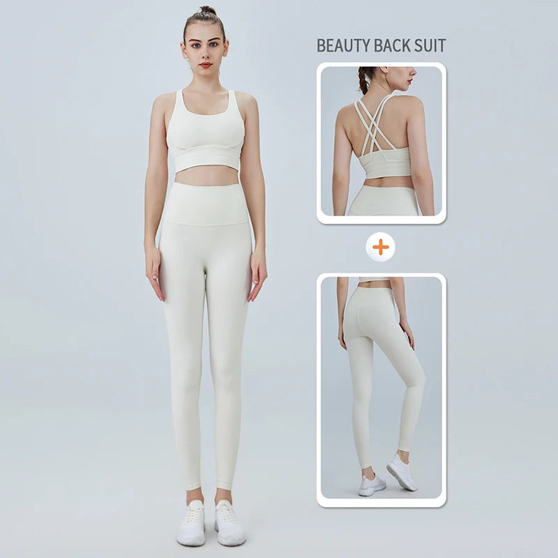 Women's High Waist Seamless Leggings - Naked Feel Push Up Yoga Pants For Fitness, Running & Gym Training