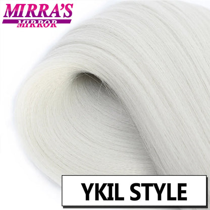Purple Pre-Stretched Yaki Hair Extensions – Soft Synthetic Jumbo Braids for DIY Ponytail in Pink, Grey, Orange, Red & Blue