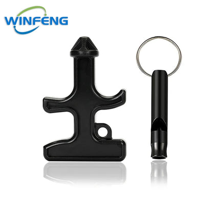 Nylon Plastic Steel Self-Defense Stinger – Emergency Glass Breaker & EDC Survival Tool for Outdoor Camping