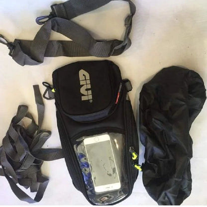New Motorcycle Fuel Bag with Mobile Phone Navigation Tank - Multifunctional Small Oil Reservoir Package for GIVI