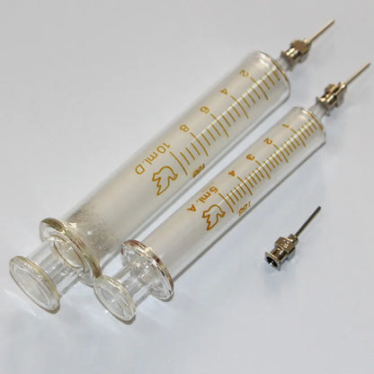 RELIFE 5ml/10ml Glass Flux Syringe – Precision Metal Needle BGA PCB Soldering & Mobile Phone Repair Tool