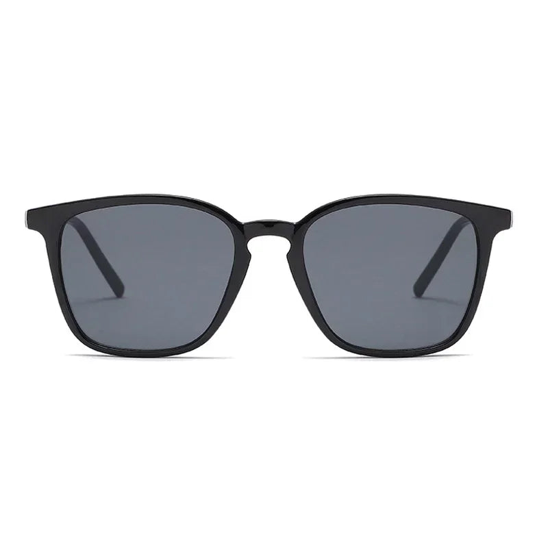 2025 Fashion Square Sunglasses — Retro Designer Cat Eye Shades for Women, Vintage Black UV Protection