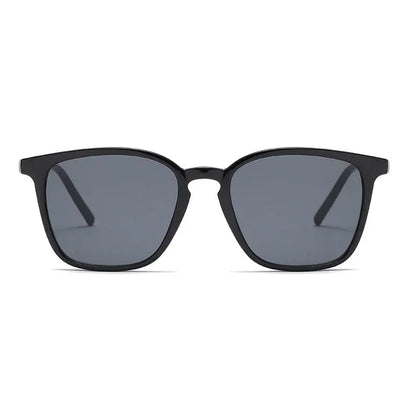 2025 Fashion Square Sunglasses — Retro Designer Cat Eye Shades for Women, Vintage Black UV Protection