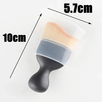 Car Interior Cleaning Brush – Soft Auto Center Console & Air Outlet Brush with Shell, Crevice Dust Removal Detail Brush
