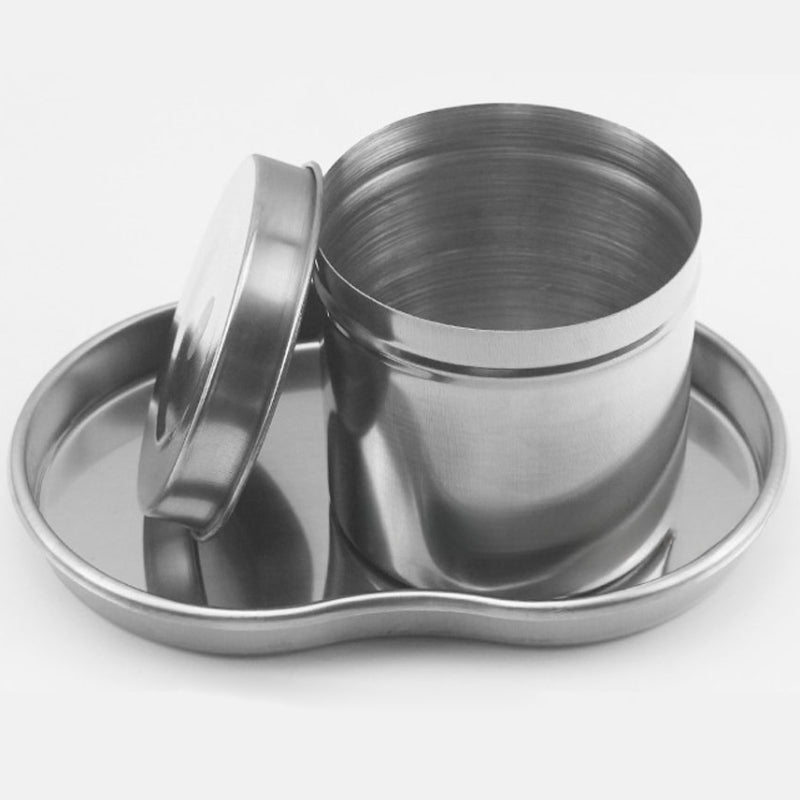 Stainless Steel Kidney-Shaped Sterilized Tray – Medical, Dental & Surgical Tweezers Container Jar